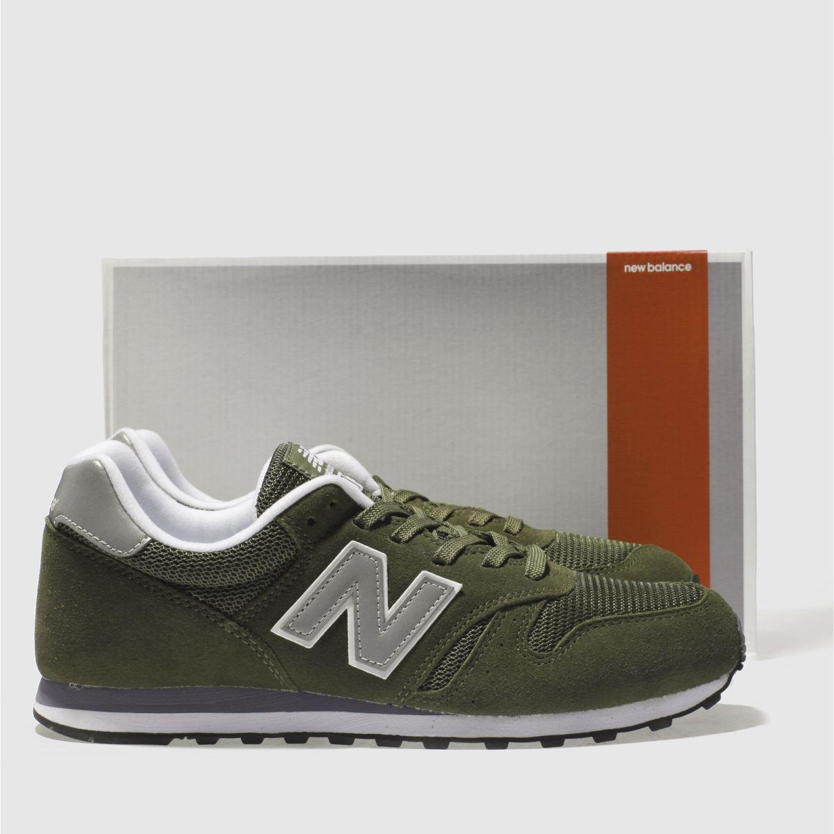 new balance khaki 373 trainers