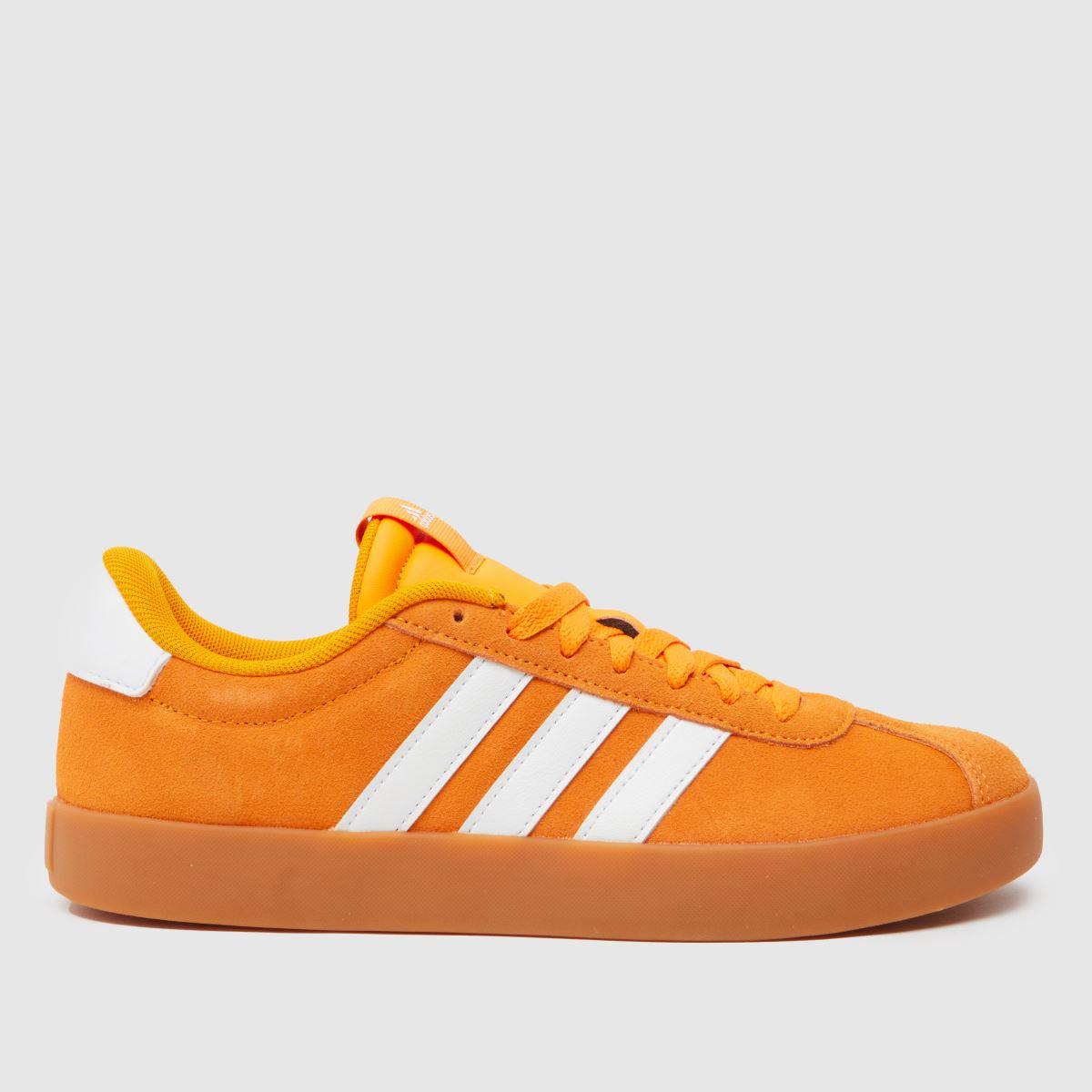 orange addidas trainers