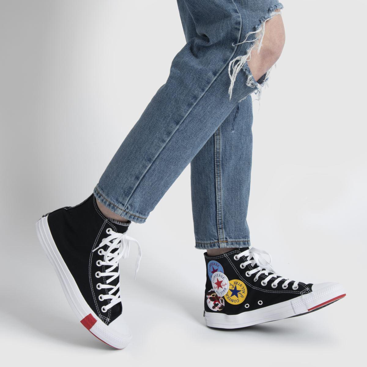 converse logo play high top