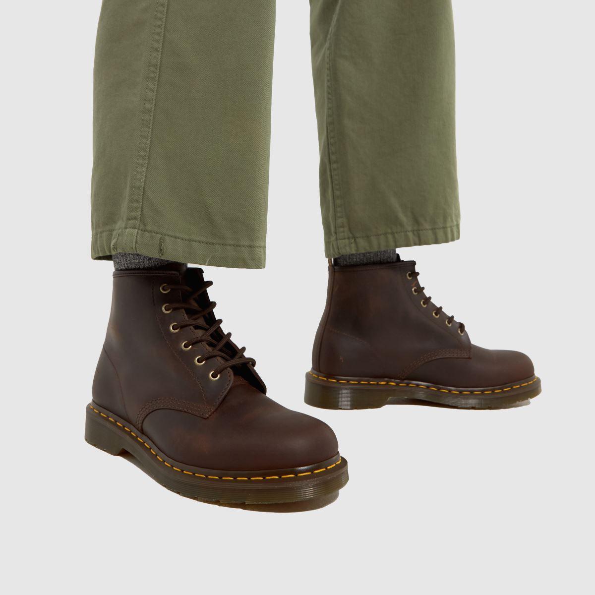 Brown Dr Martens Eye 1460 Martens 101 Eye Boots In Brown For Men