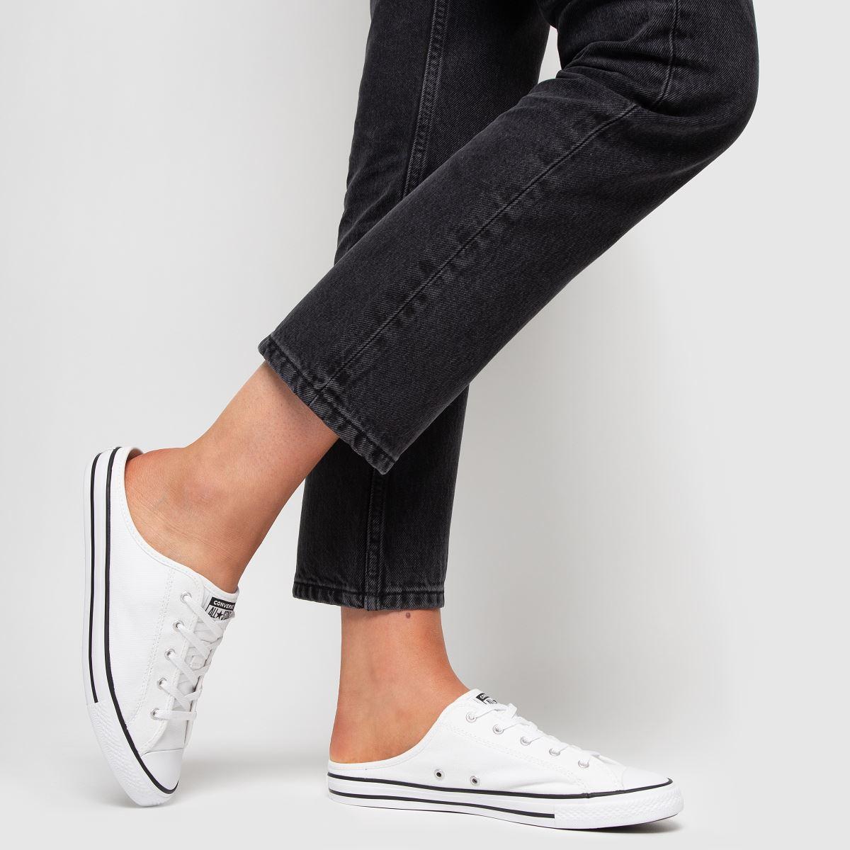 Converse All Star Dainty Mule Trainers in White | Lyst UK
