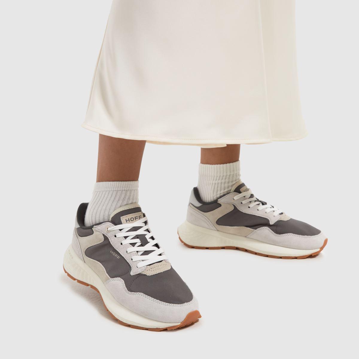 hoff city mkii tobacco HOFF City Mkii Beijing Ii Trainers in Grey