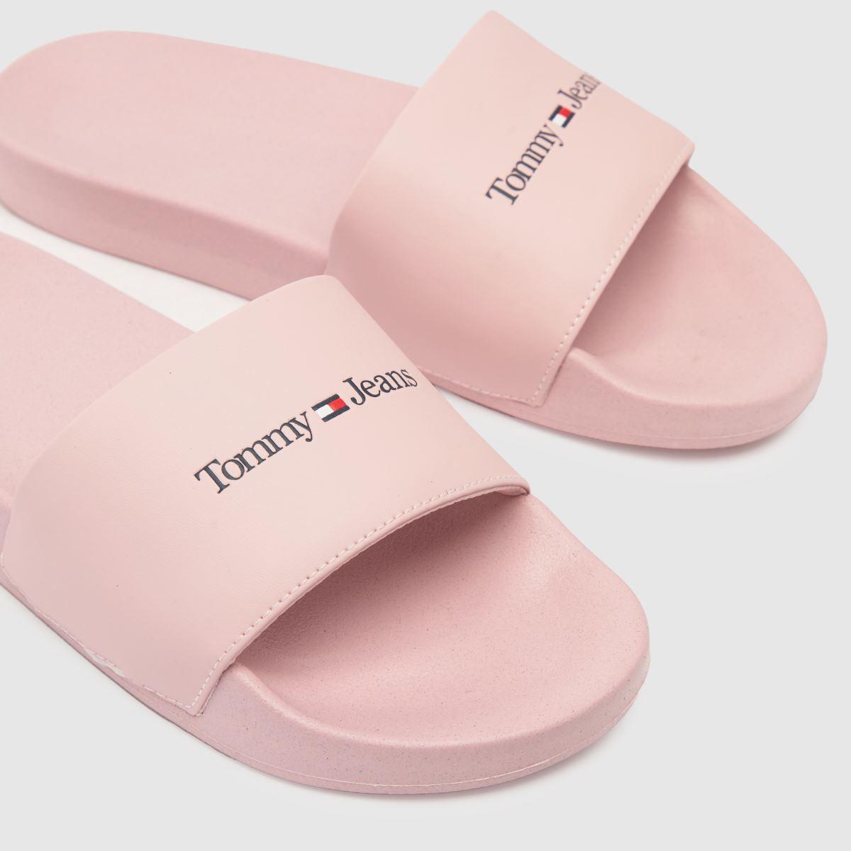 Tommy hilfiger pink deals sliders