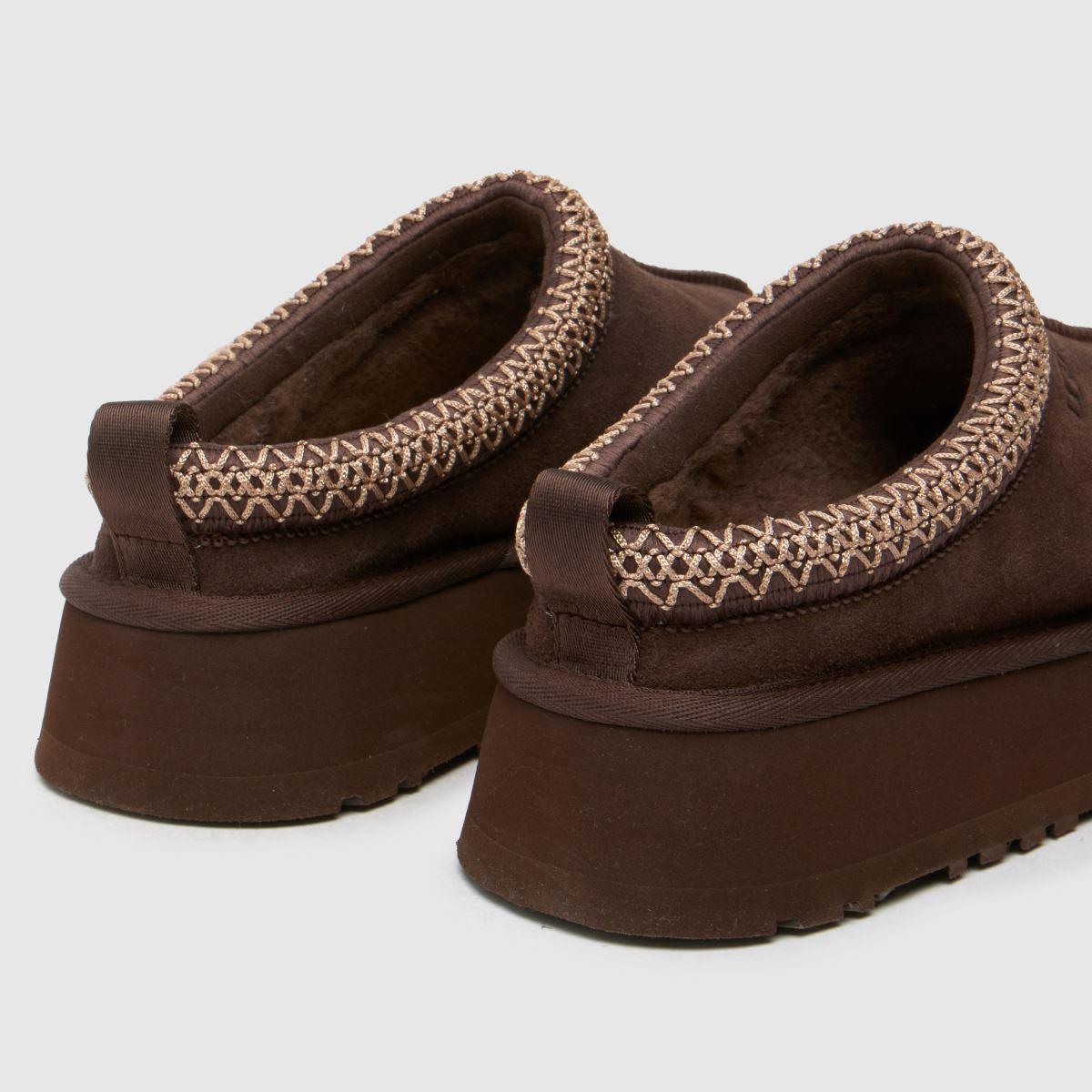 UGG Tazz Platform Slippers in Brown Lyst UK