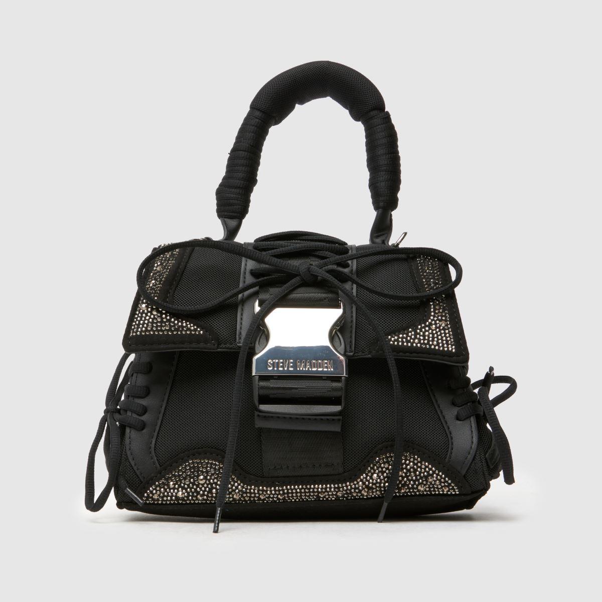 【Steve Madden】 BDIEGO ハンドバッグ ニューヨーク発 Black DIEGO Black Women's Handbag with Crossbody Strap – Steve Madden