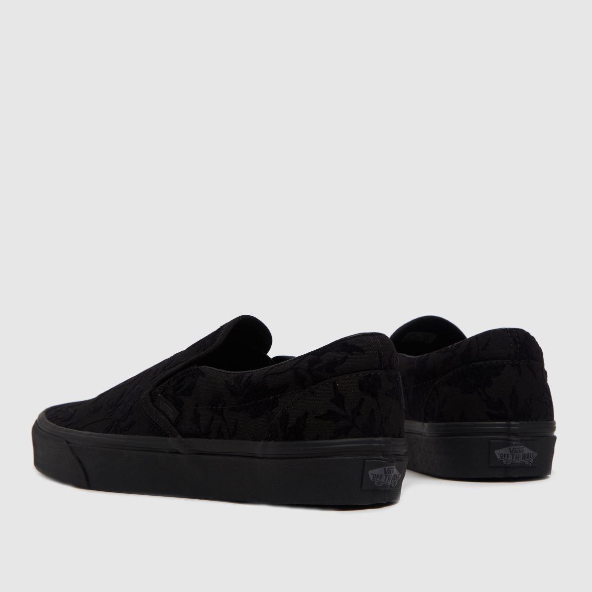 black velvet slip on vans