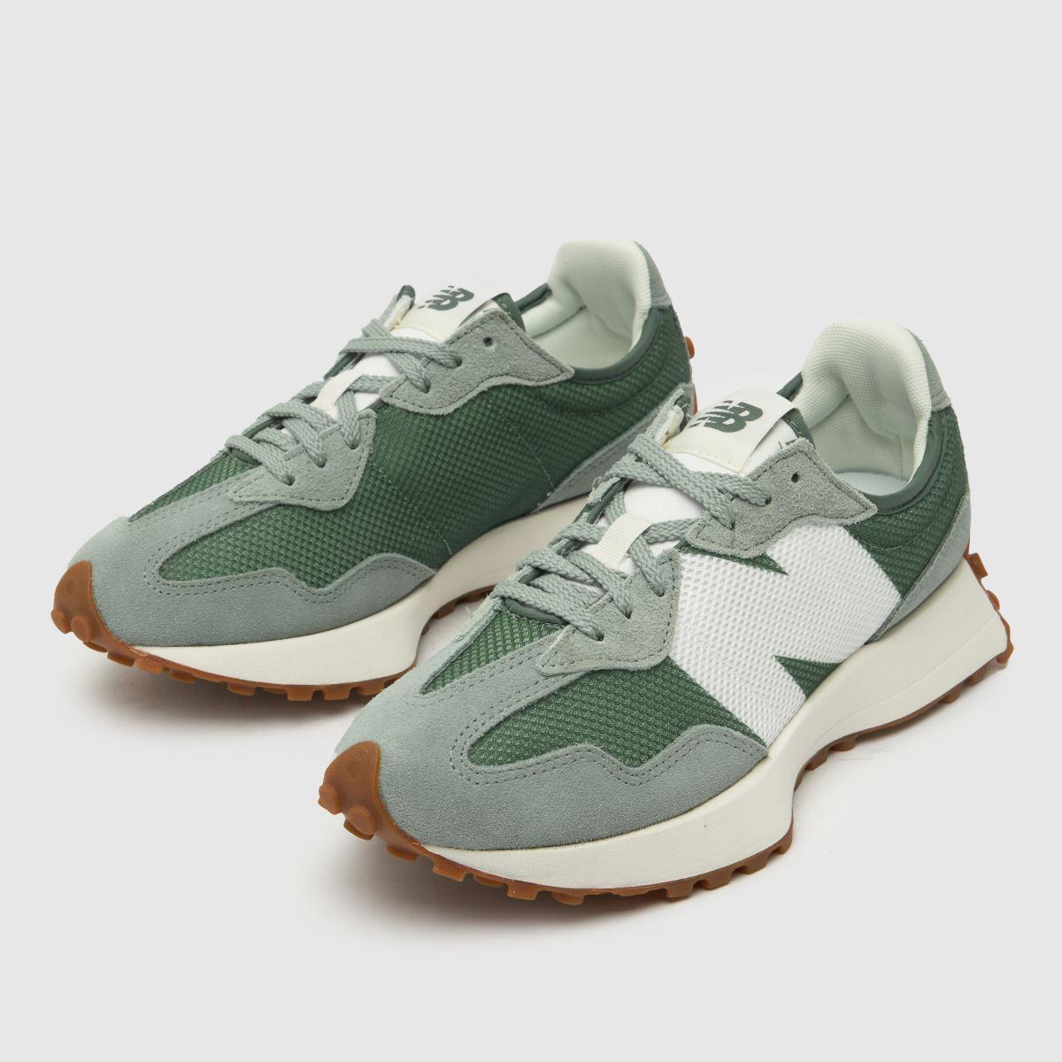 New Balance 327 Trainers in Green Lyst UK