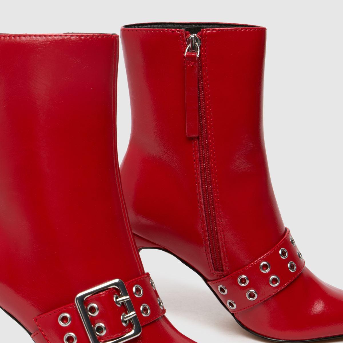 schuh Brogan Hardware Heel Boots in Red Lyst UK