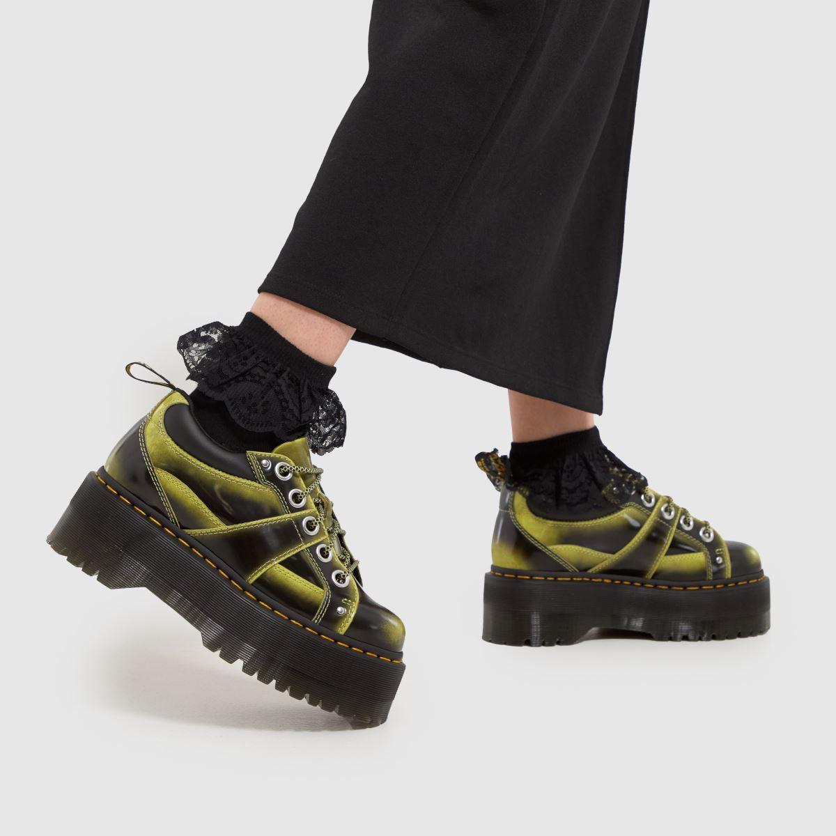Martens Quad Max Flat Shoes in Green Lyst UK