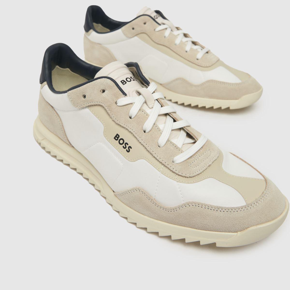 Mens white boss trainers deals