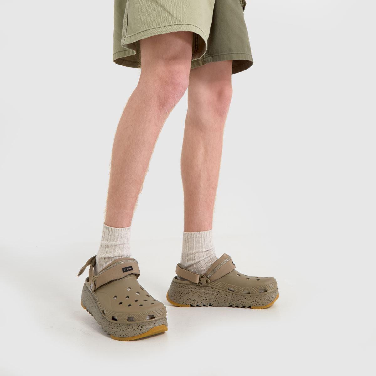 Crocs Hiker Xscape Sandal On Feet Crocs Hiker Xscape Black Unisex