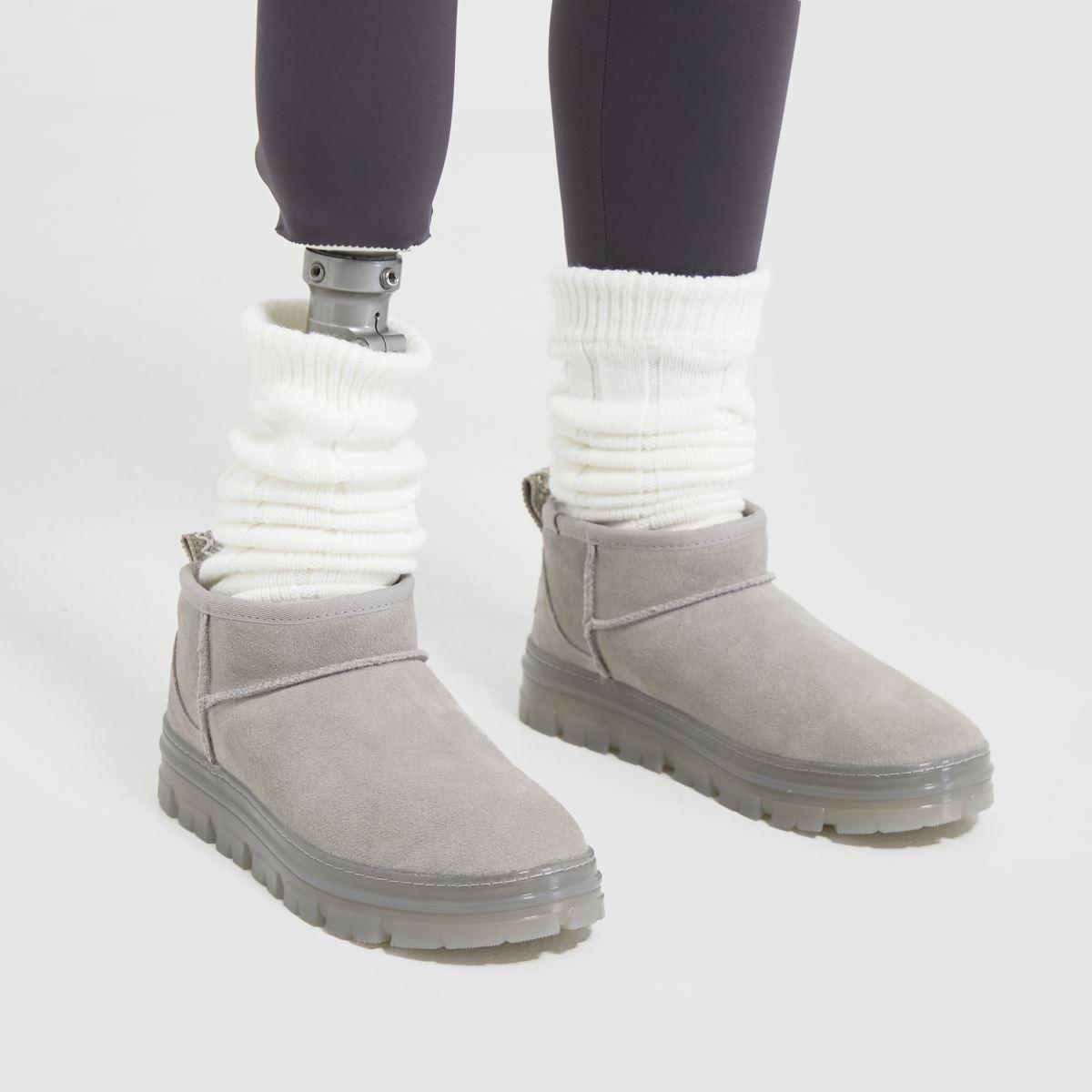 UGG Classic Ultra Mini Clear Boots In in Grey Lyst UK