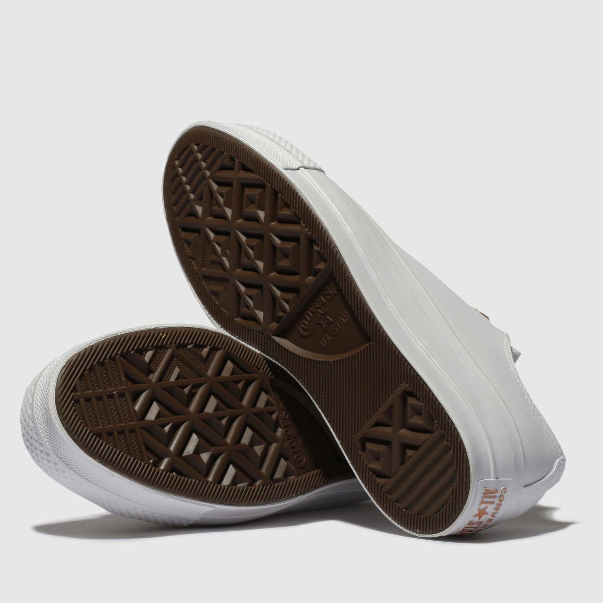 Converse All Star Clean Lift Trainers in White Lyst UK