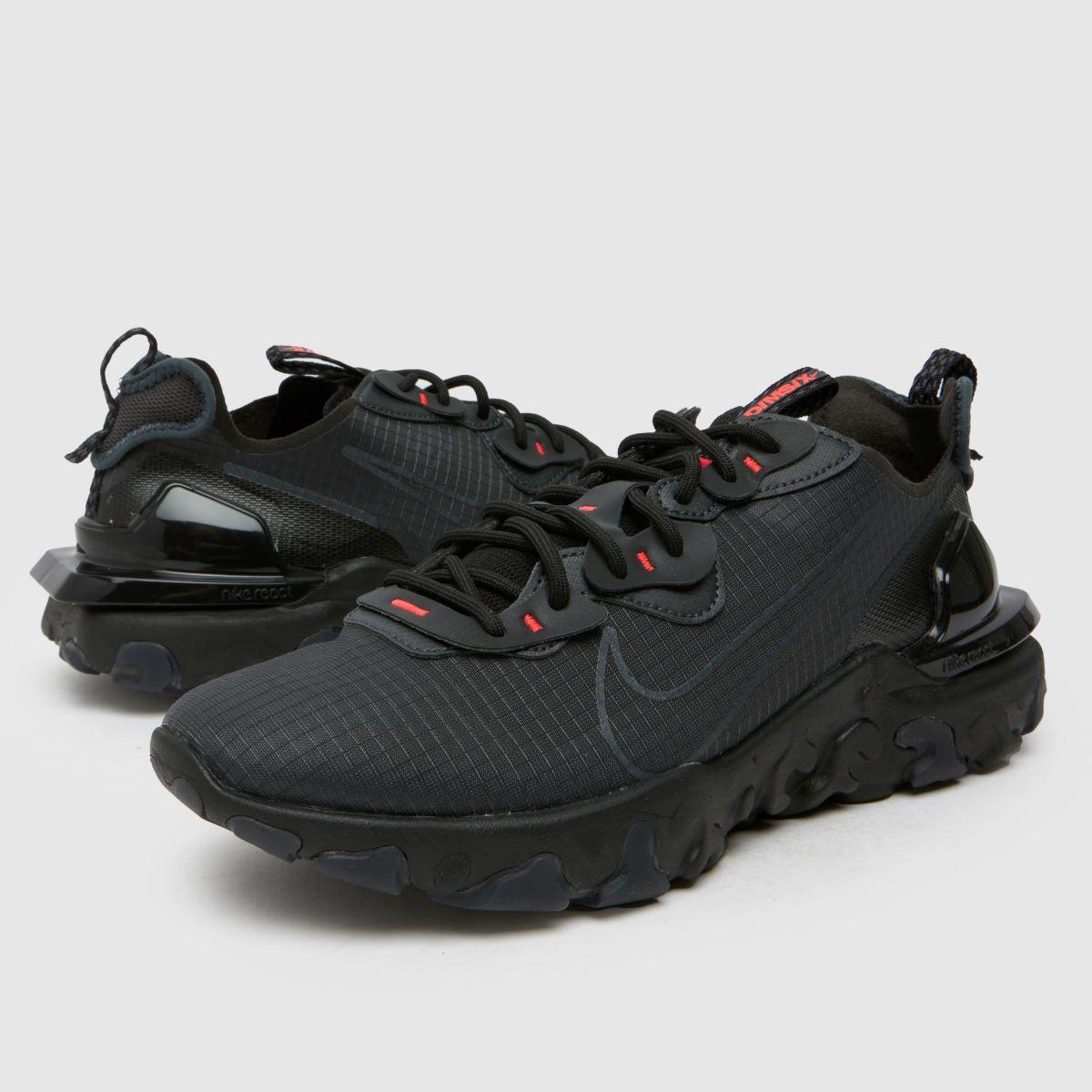 nike react vision trainers black