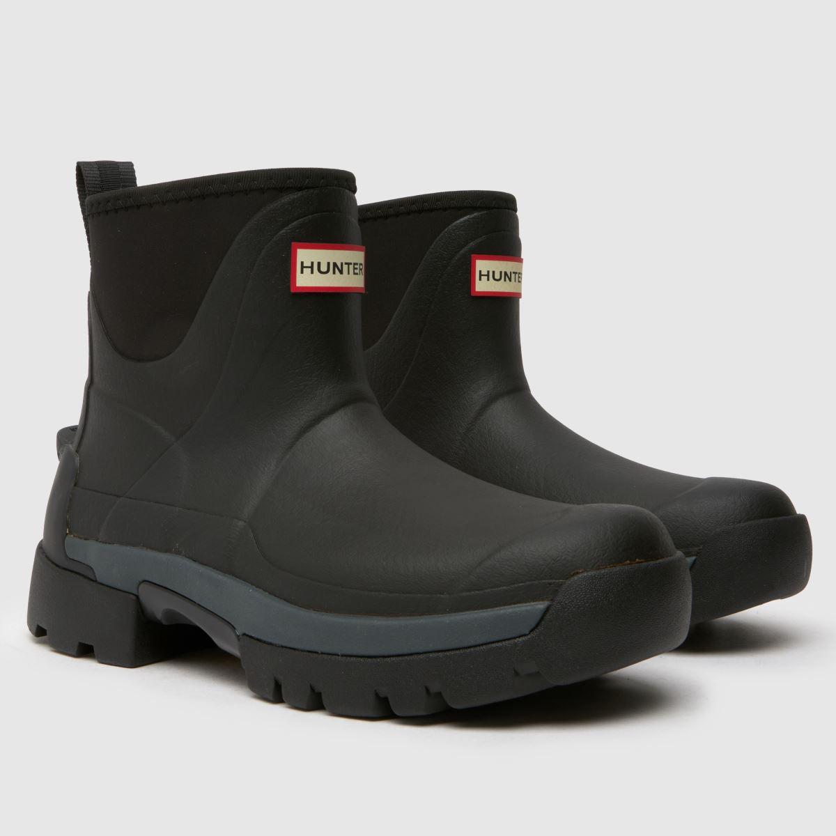 HUNTER Balmoral Hybrid Chelsea Boots in Black | Lyst UK