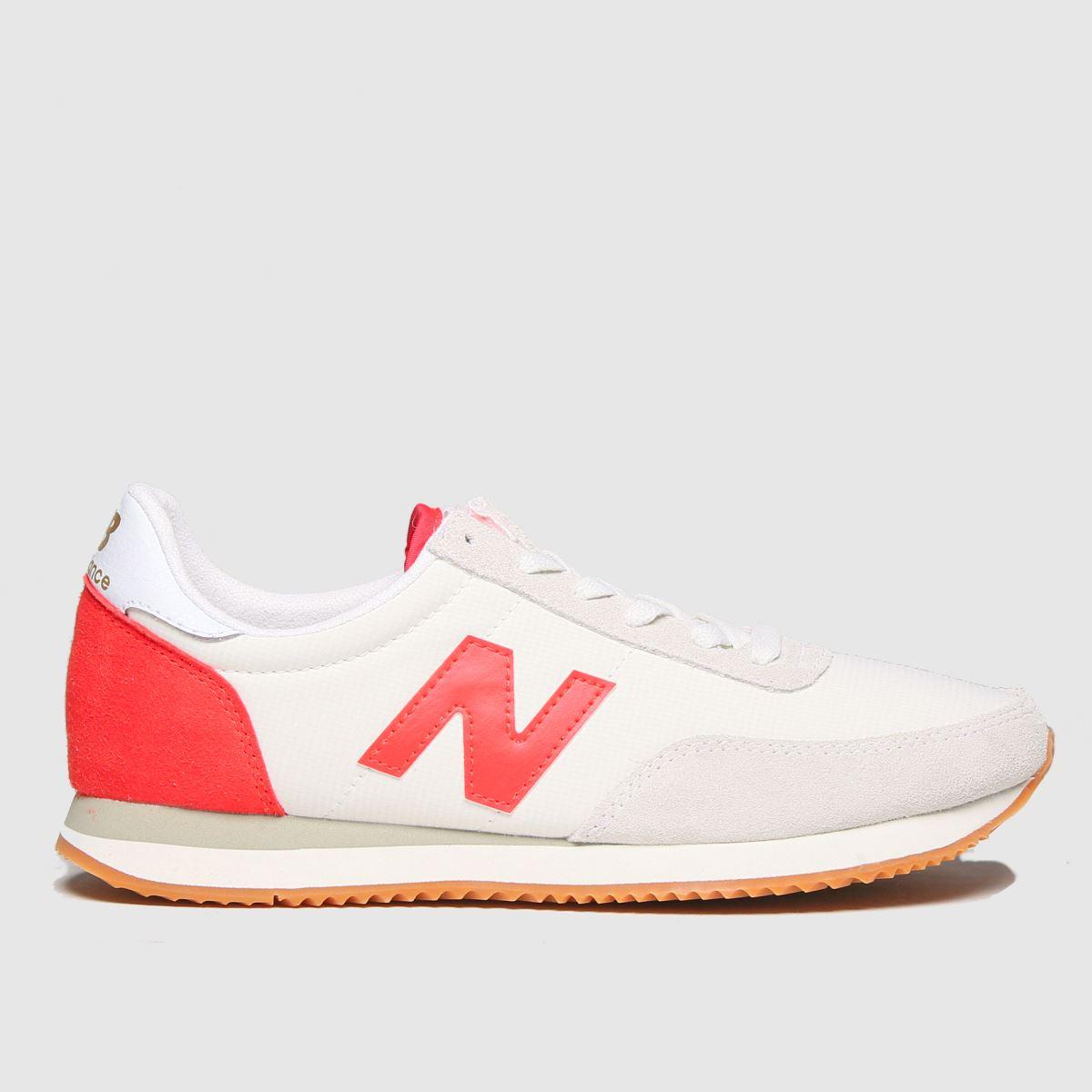 New Balance Suede Beige \u0026 Red 720 Trainers - Lyst