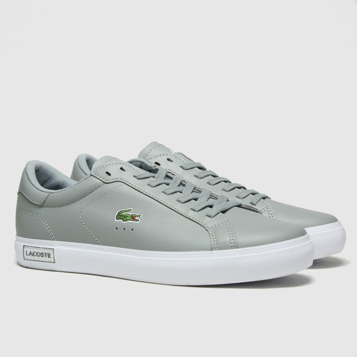 Lacoste Powercourt Trainers in Grey for Men | Lyst UK