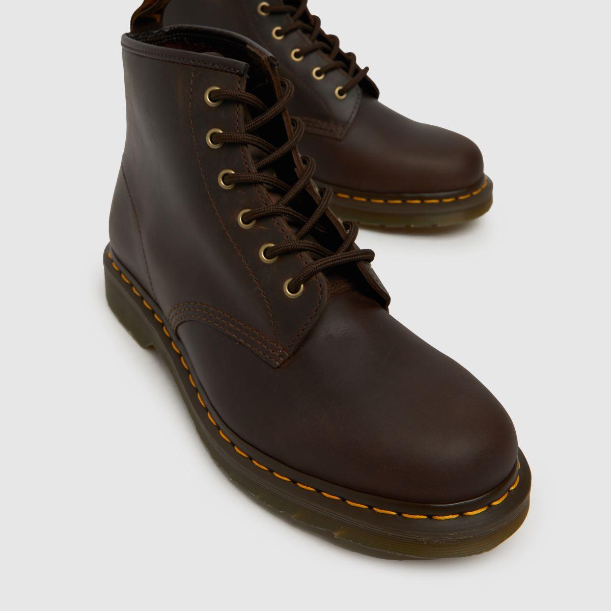 Dr. Martens 101 6 Eye Boots in Brown for Men | Lyst UK