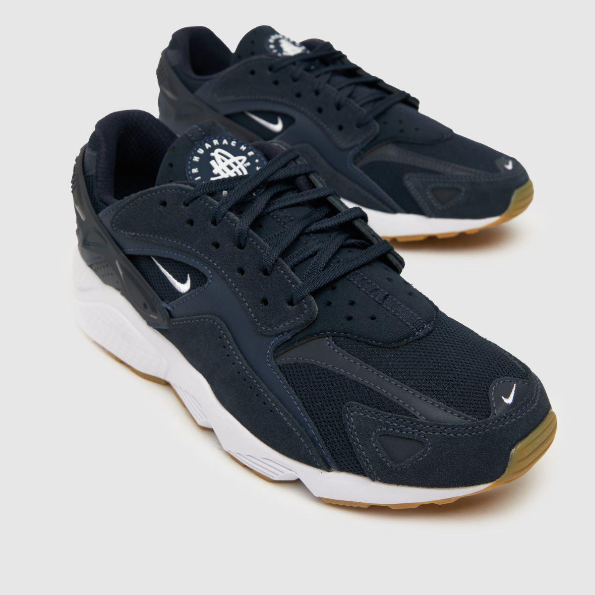 navy blue nike huaraches