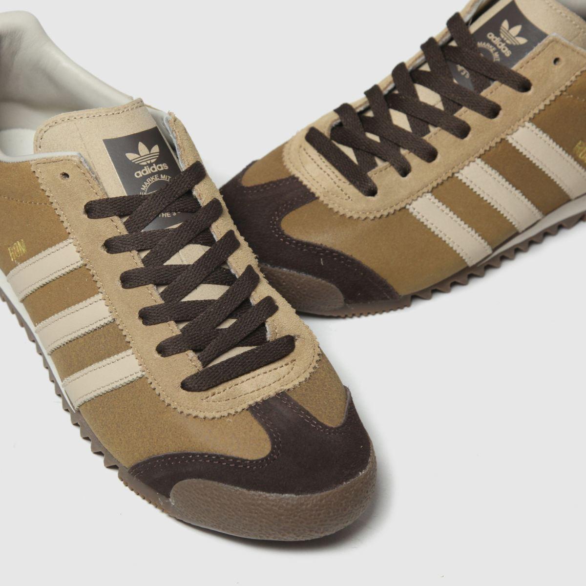 adidas Brown & Stone Rom Trainers for Men | Lyst UK