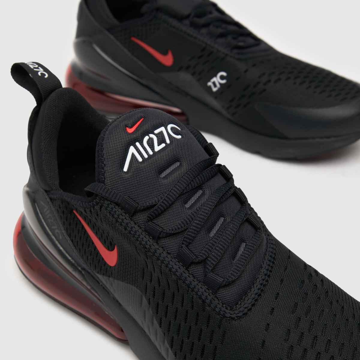 Air Max 270 Trainers In Black & Red
