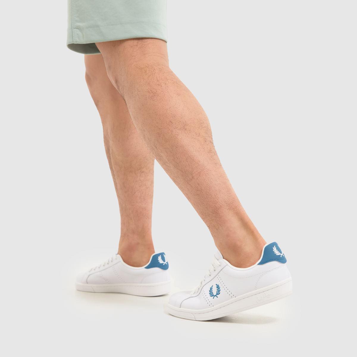 Fred perry deuce leather white deals