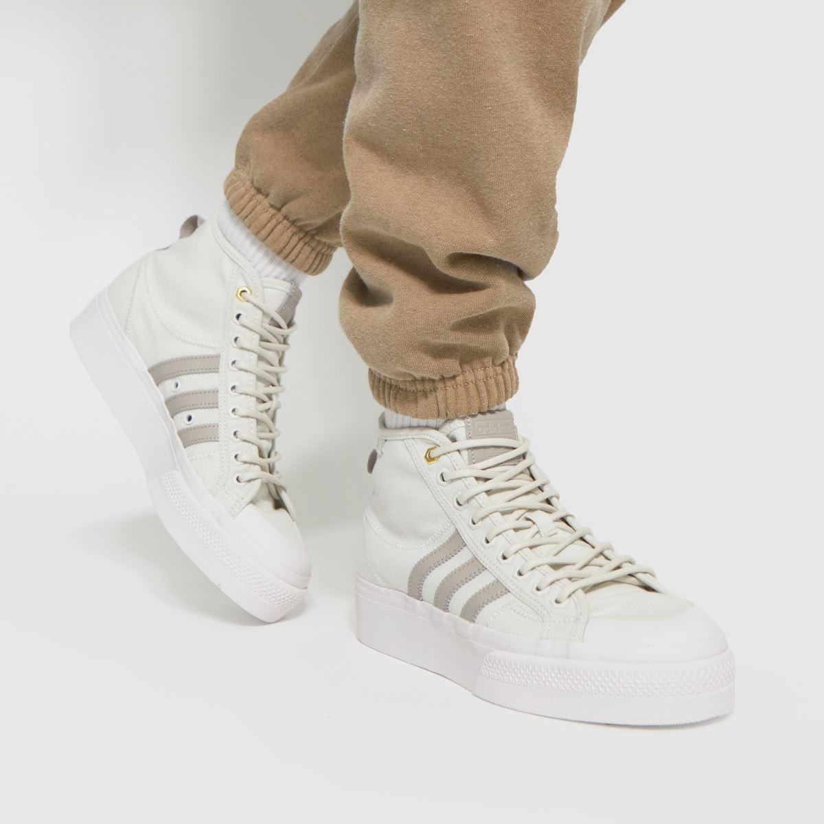 adidas Nizza Platform Mid Trainers in 