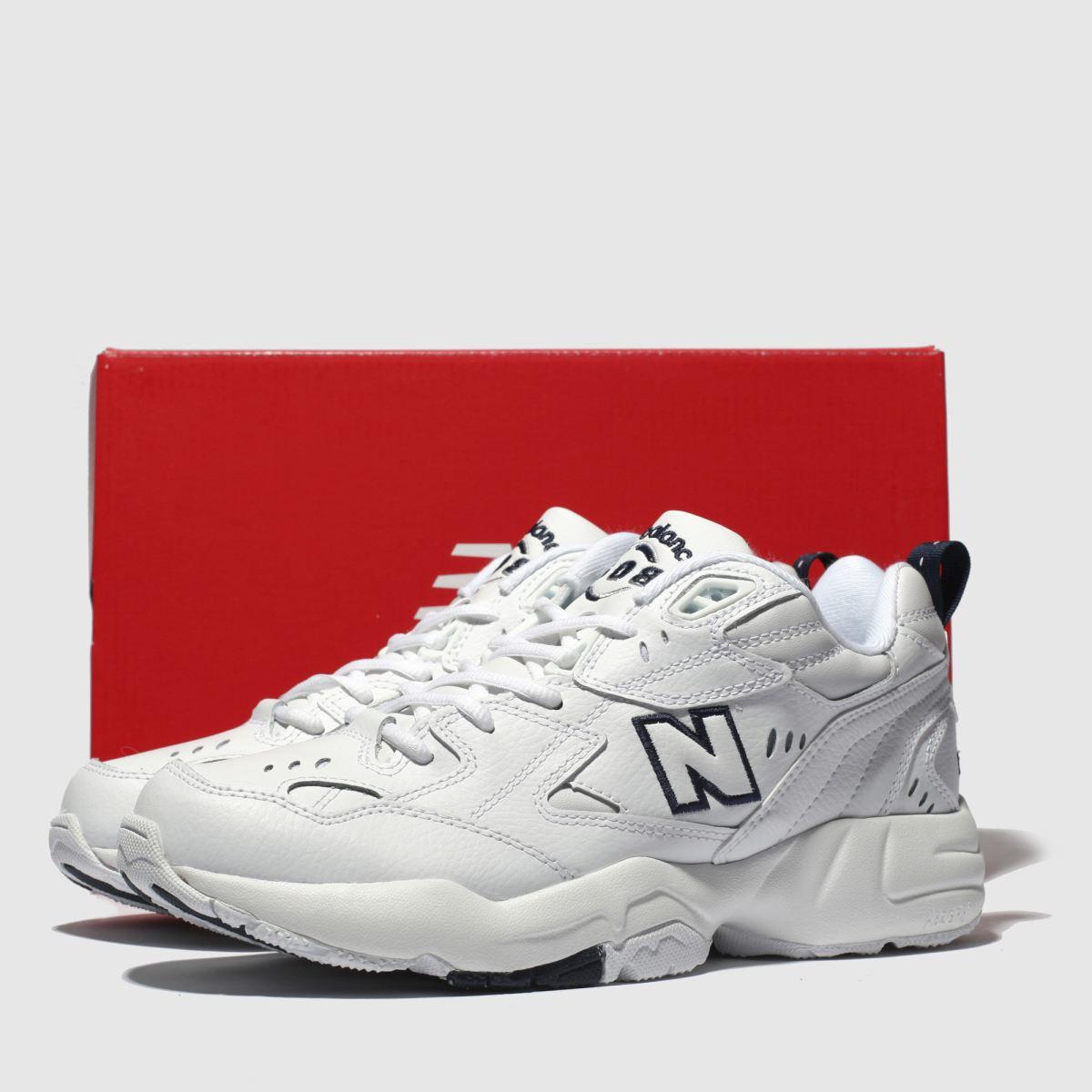 New Balance 608 Chunky Trainers in White | Lyst UK