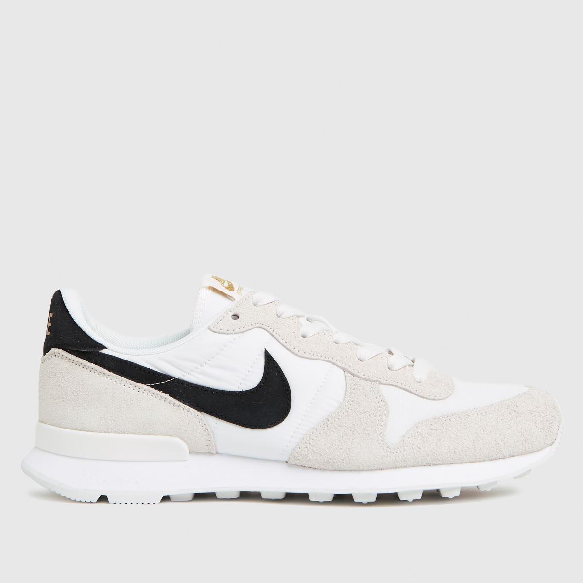 nike internationalist mens black and white