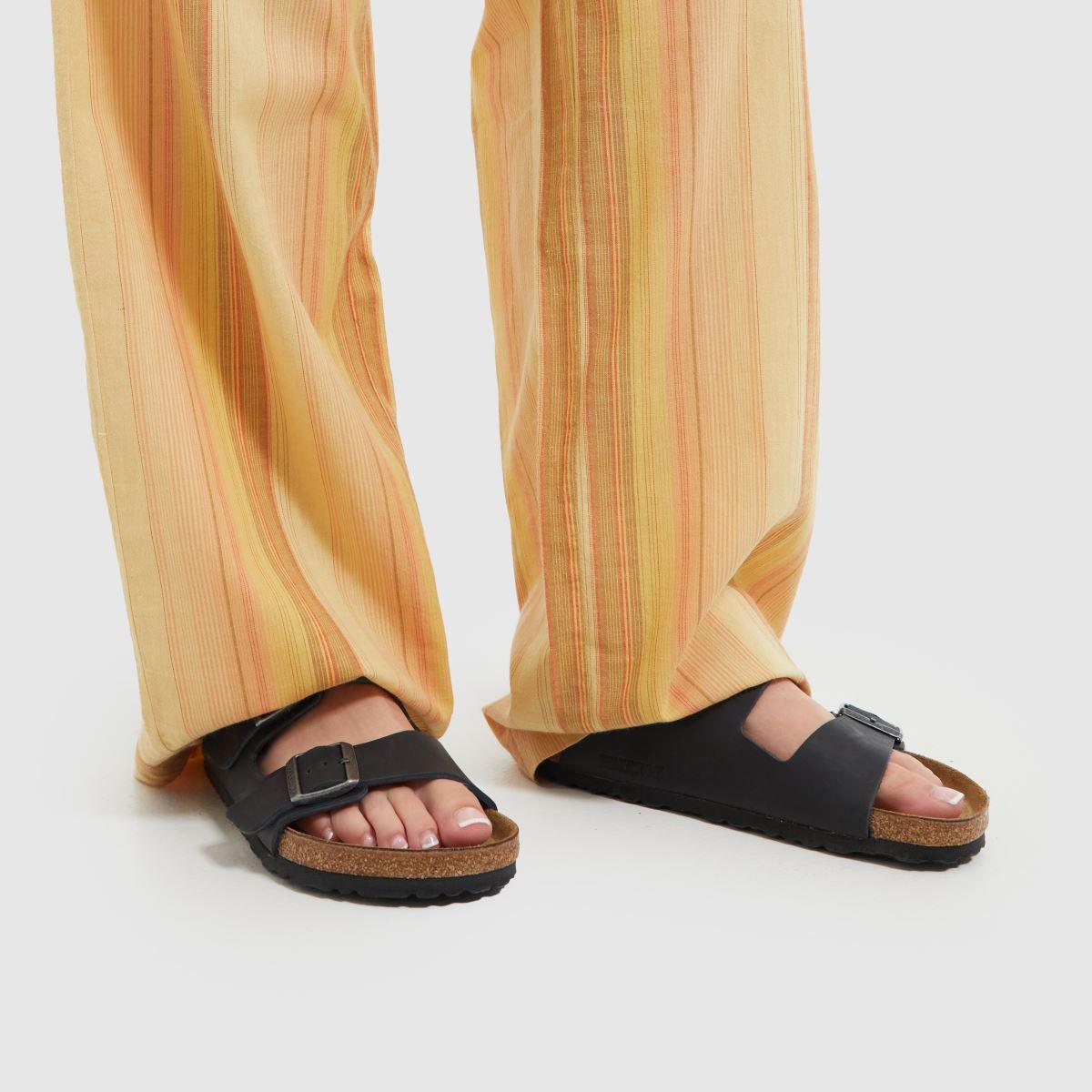 Birkenstock Arizona Oiled Leather Sandals in Black Lyst UK