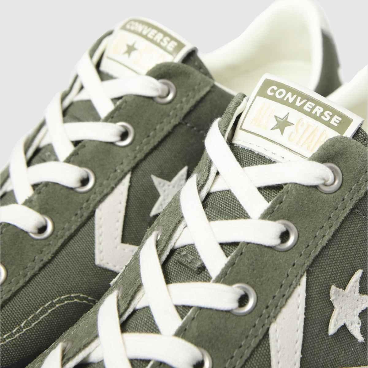 converse khaki star player ox trainers