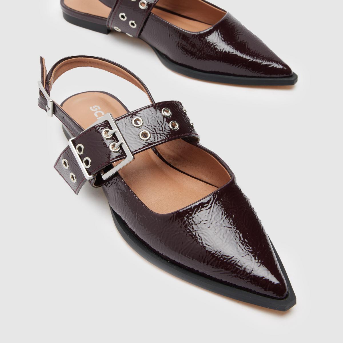 Schuh Lorella Point Flat Shoes In in Brown Lyst UK