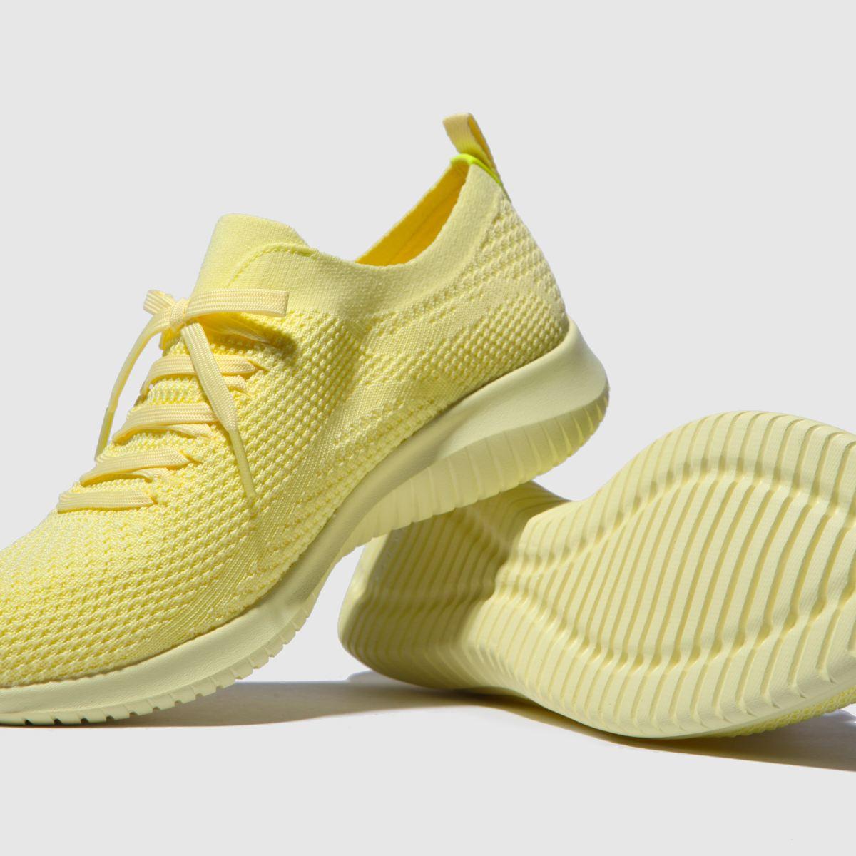 pastel yellow trainers