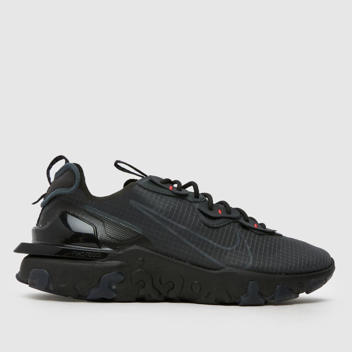 nike react vision trainers black