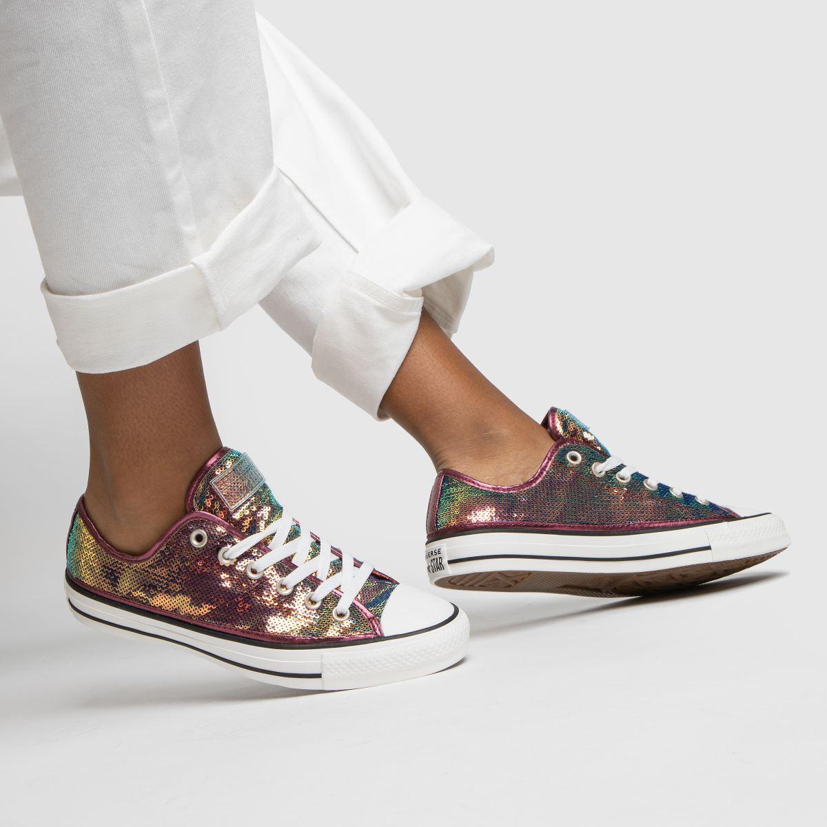 All Star Mini Sequins Ox Trainers 