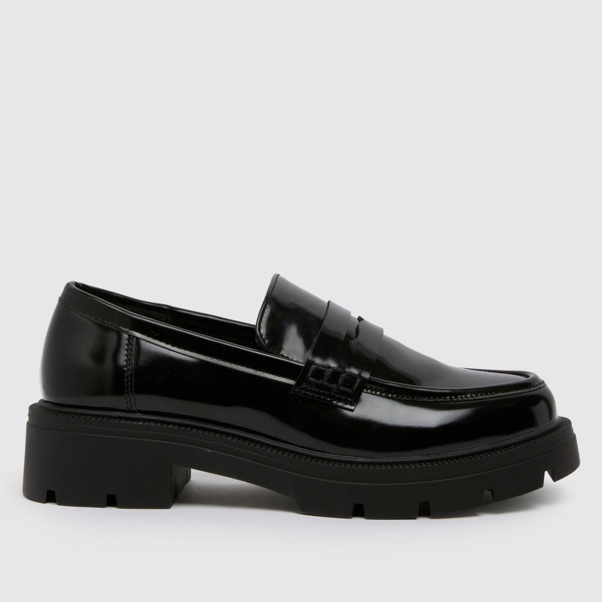 Schuh Patent Loafer Shoes Schuh Wide Fit Livia Chunky Patent - Main Image