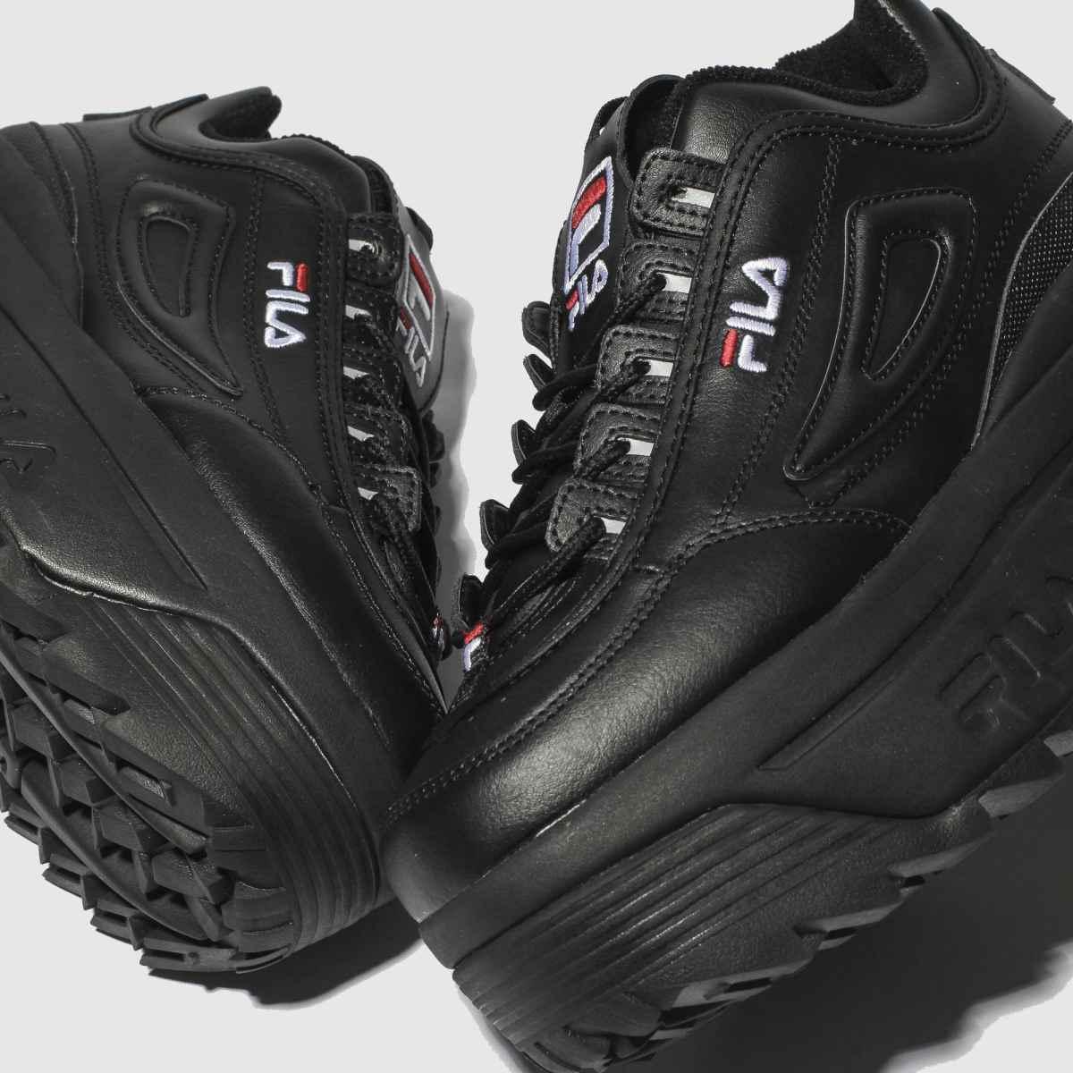 Fila Disruptor Ii Platform Trainers in Black | Lyst UK