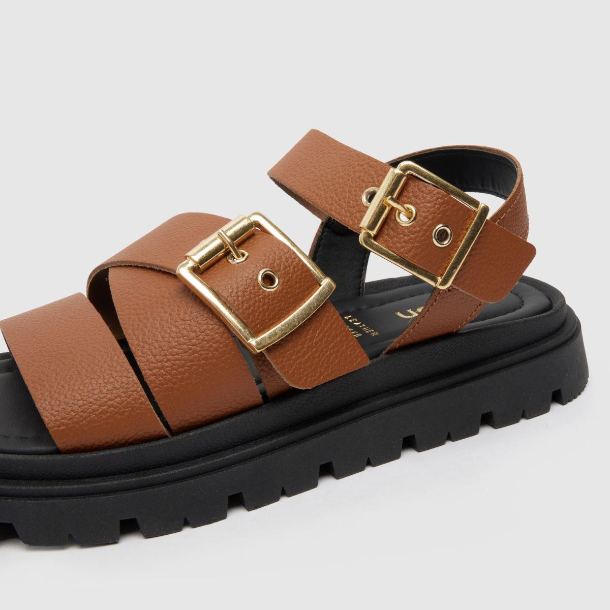 Schuh Thora Sandal Schuh Tan Chunky Sandals SCHUH Valetta