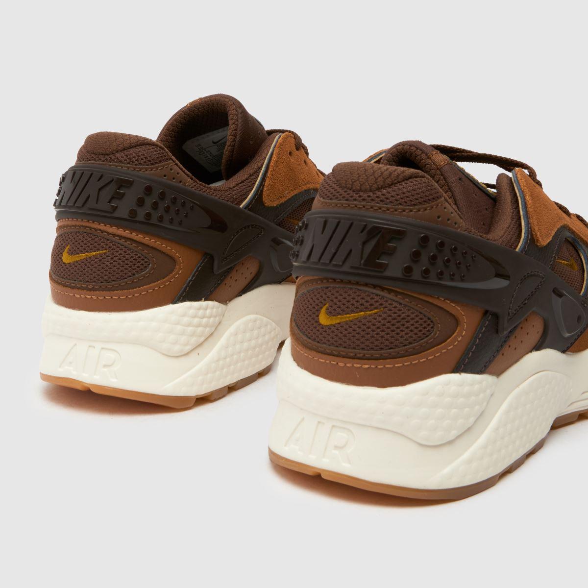 nike huarache brown