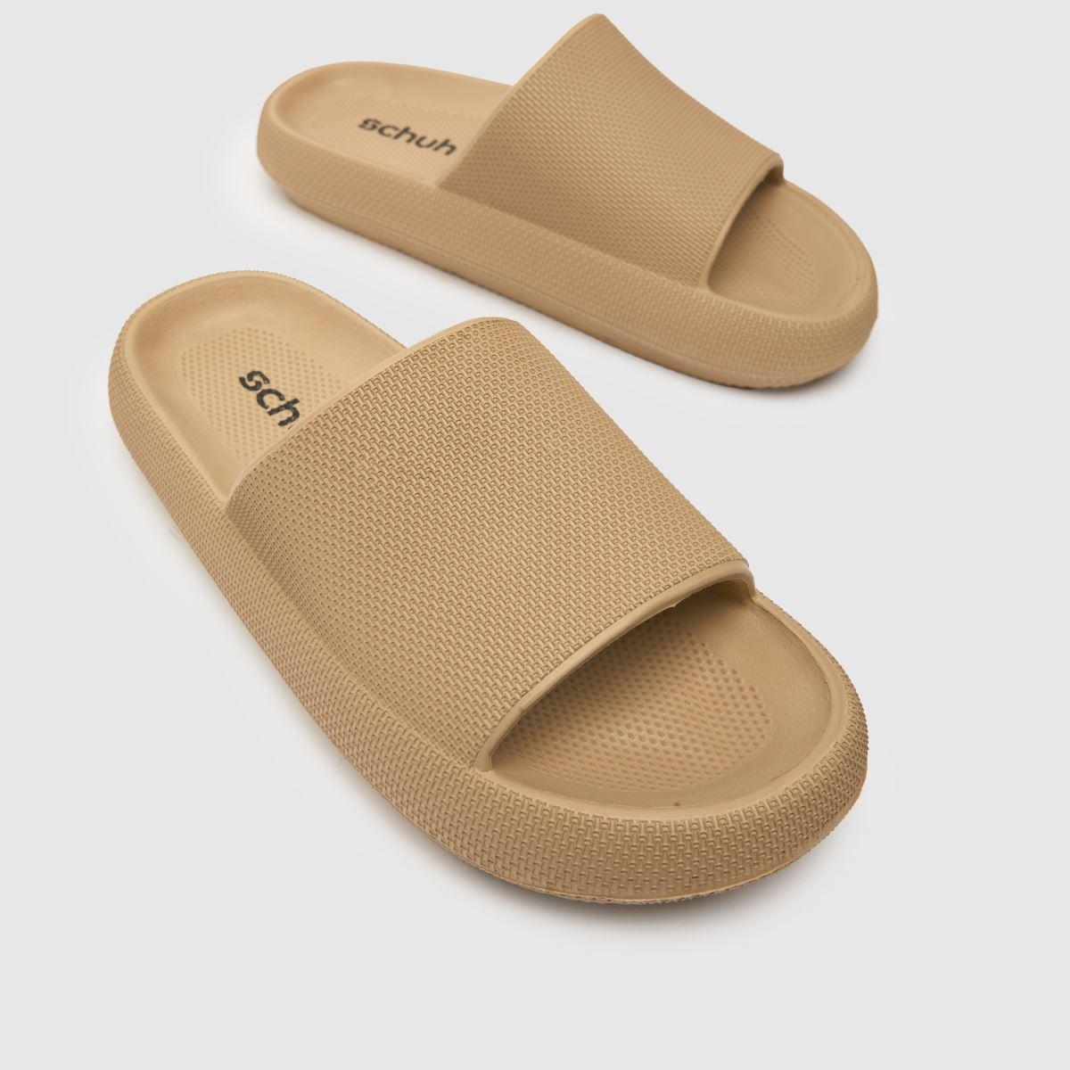 Schuh Hayes Slider Sandals in Natural 