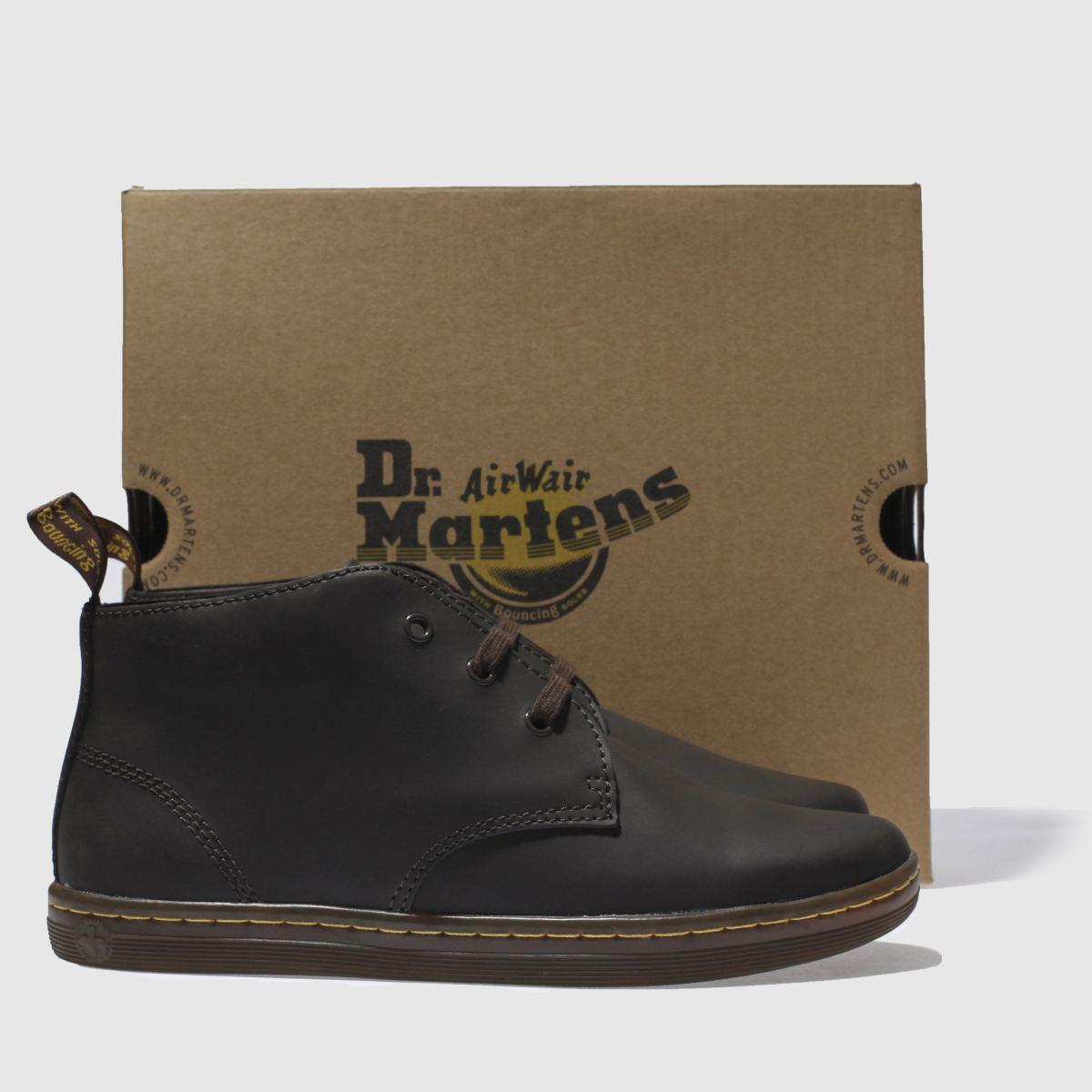dr martens dark brown will desert boot