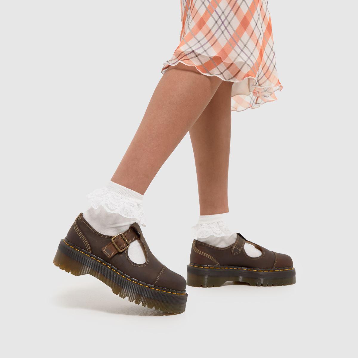 Dr. Martens Bethan Mary Jane Flats in Brown | Lyst UK