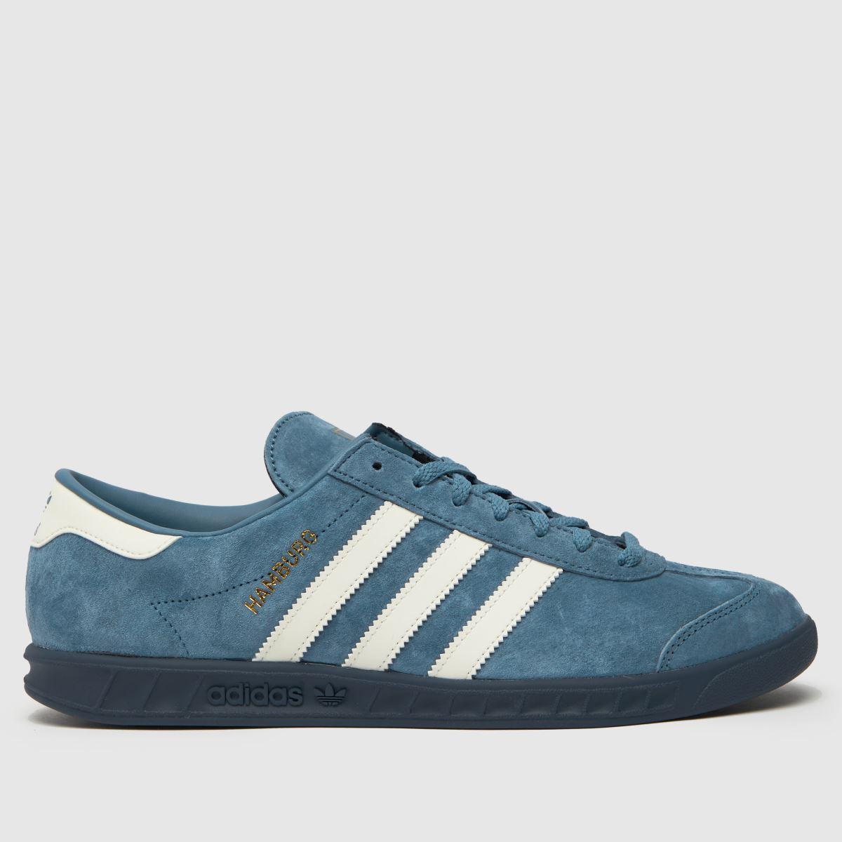 Hamburg Trainers Adidas Hamburg Grey And Blue Adidas Hamburg