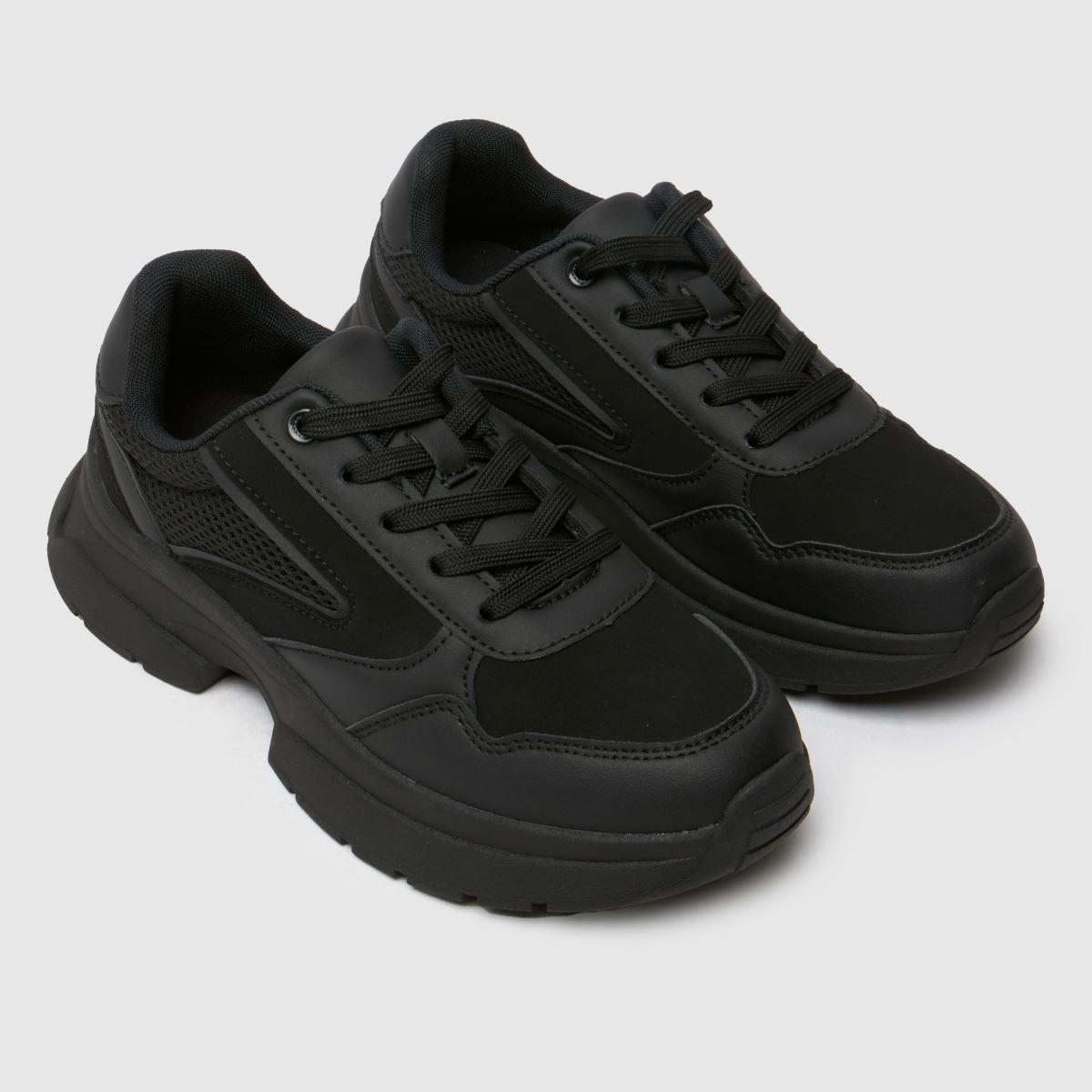 Womens Black Schuh Sale Trainers Schuh Logan Lace Up Shoes In