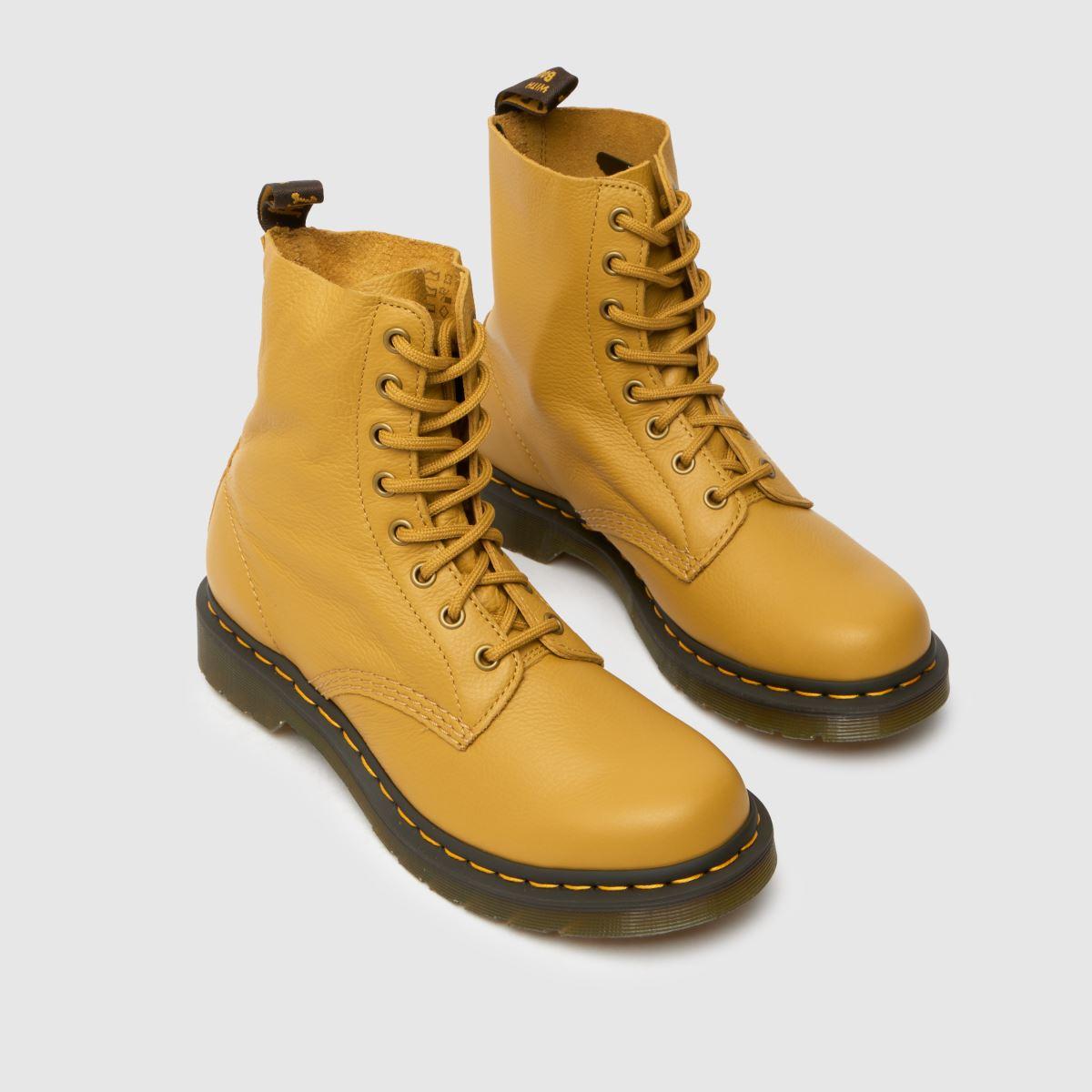 Dr. Martens 1460 Pascal Boots In in Yellow Lyst UK
