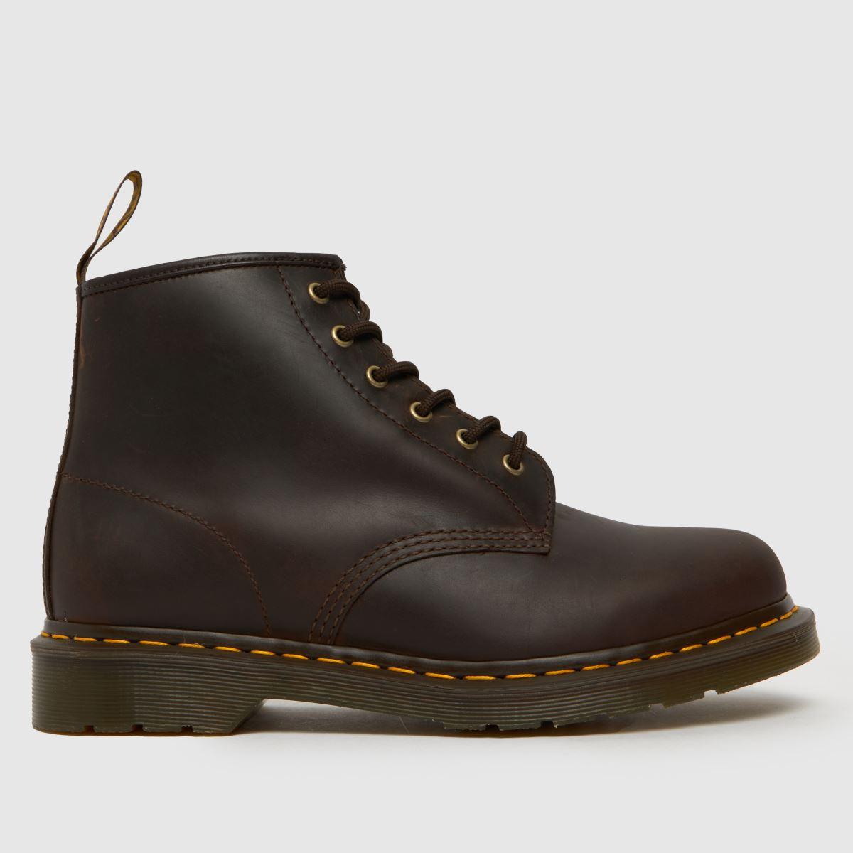 Dr. Martens 101 6 Eye Boots in Brown for Men | Lyst UK