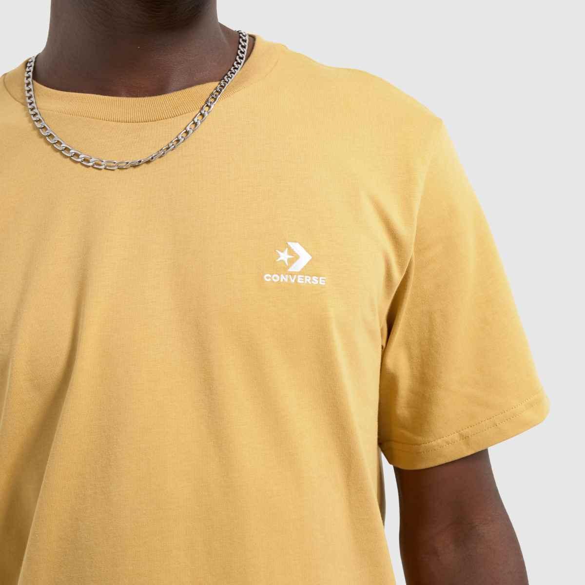 Converse embroidered yellow deals