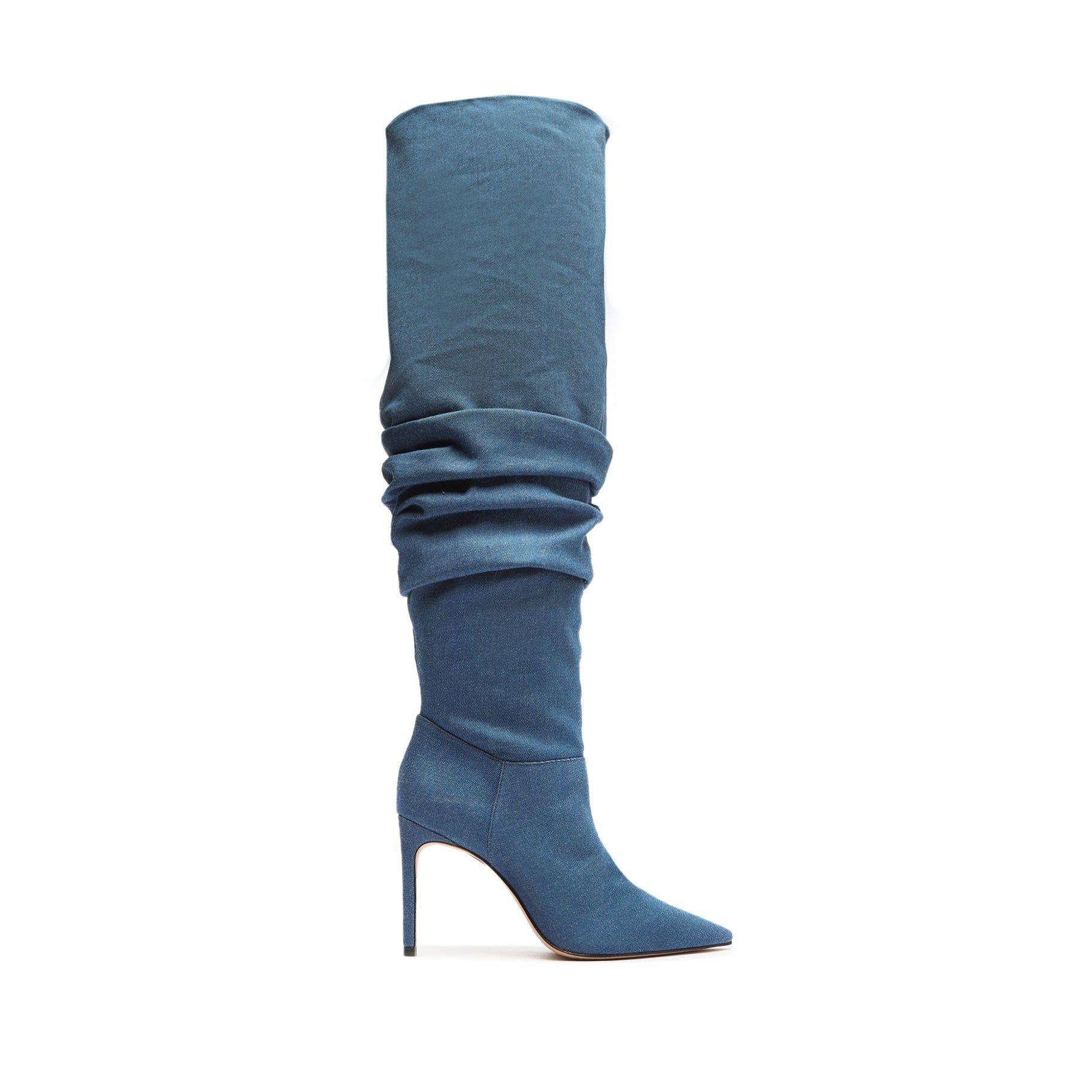 SCHUTZ SHOES Ashlee Over The Knee Boot in Blue Lyst