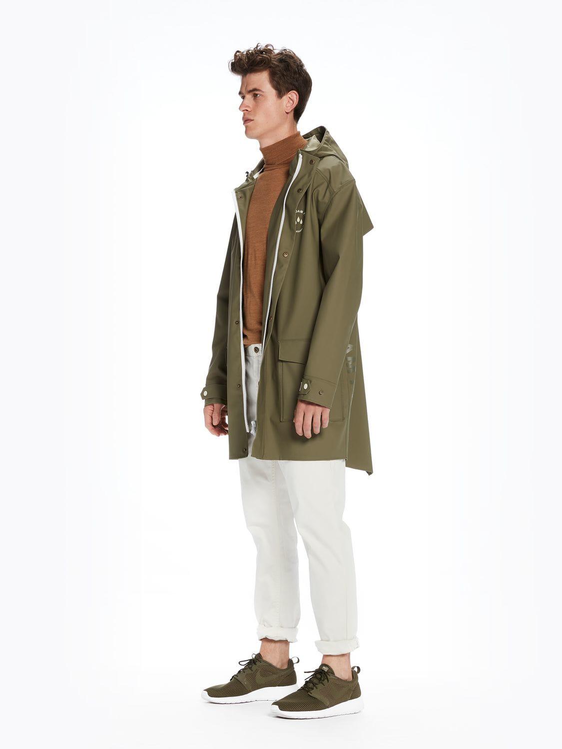 Scotch & Soda Synthetic Rain Parka Amsterdam Proof in Sage (Green) for Men  - Lyst