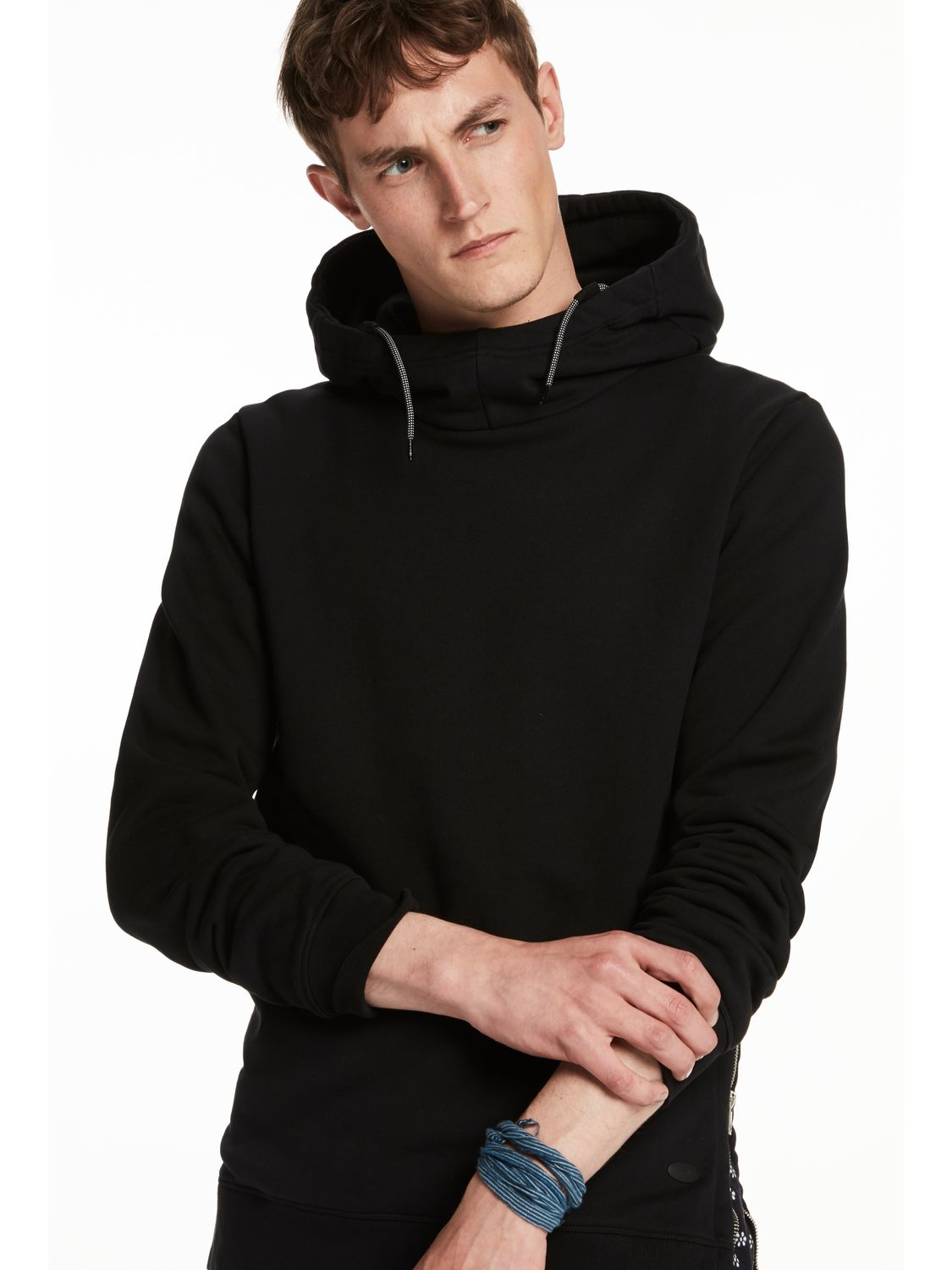 side zip hoodie for men